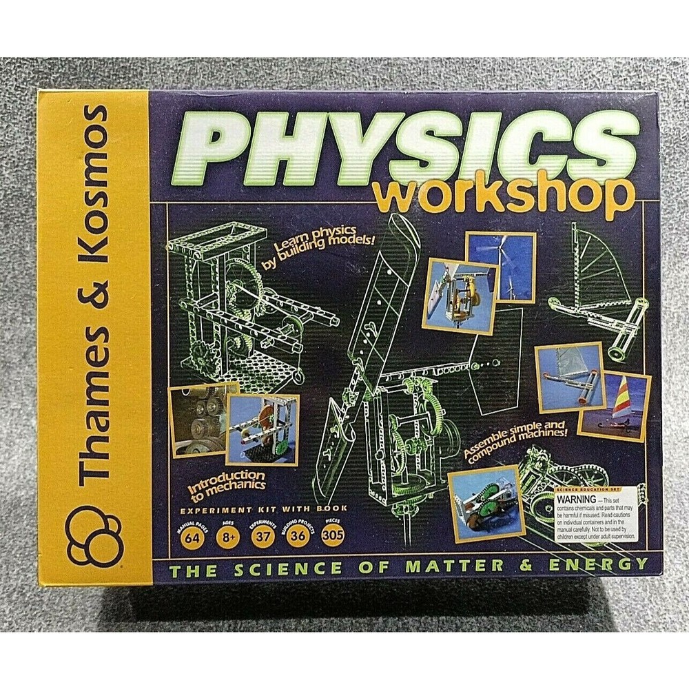Thames & Kosmos Physics Workshop Educational Science Do It Yourself Kit INCOMPLE
